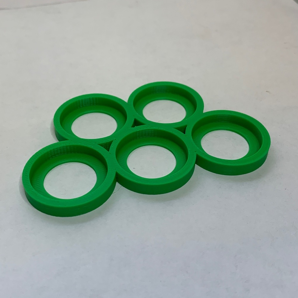 25mm Green Cloud Movement Trays for 5 units